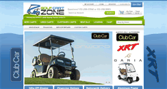Desktop Screenshot of golfcartzone.com